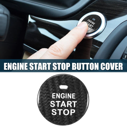 Black Engine Start Stop Button Cover for Subaru