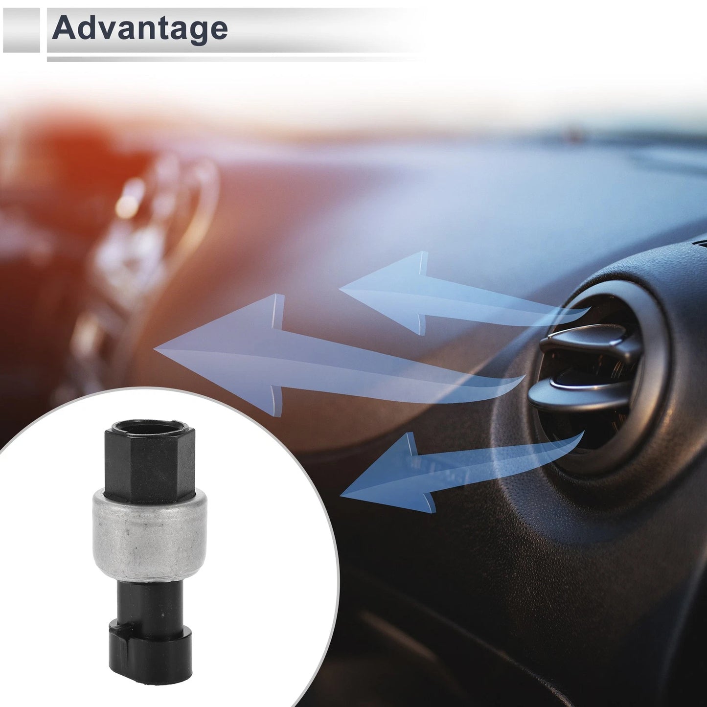 A/C Pressure Switch Sensor for GMC Savana 1500 4.3L (2000 - 2014)
