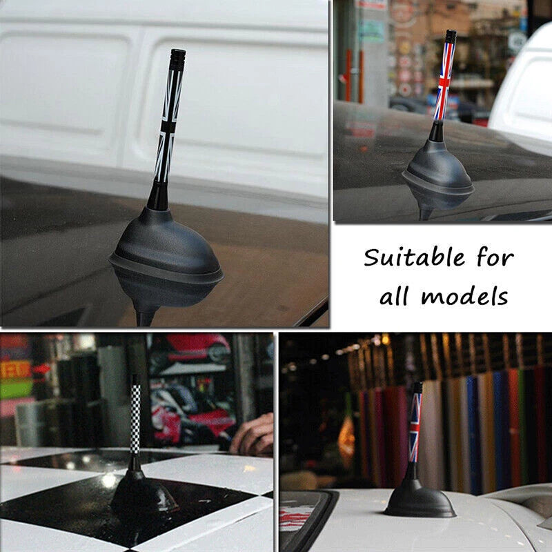 4.2'' Short Sport Radio Antenna for Mini Cooper Hardtop (2002-2018)