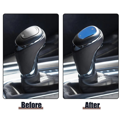 Gear Shift Knob Cover Sticker for Chevrolet Equinox (2018-2020) Blue