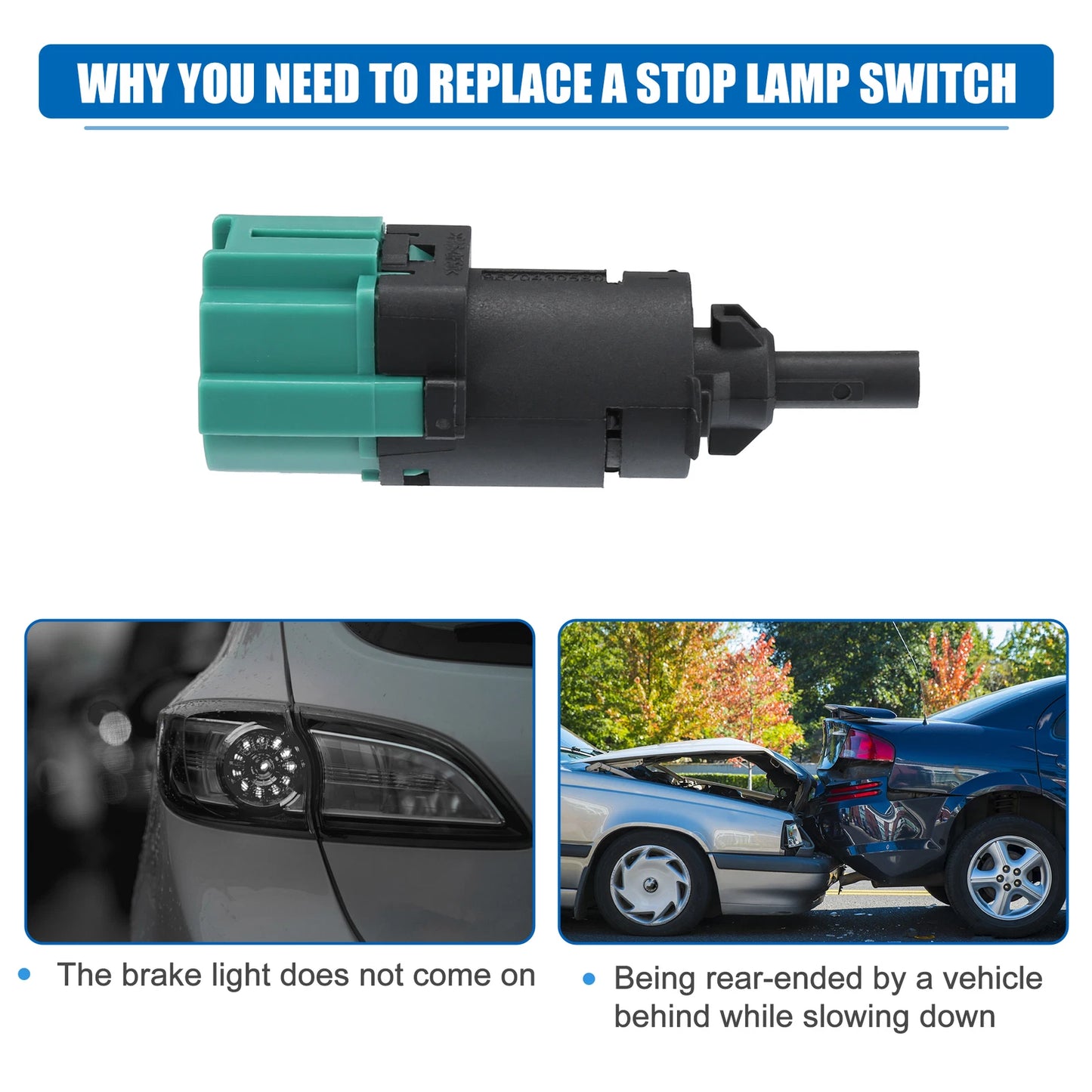 Stop Lamp Switch for Peugeot Elysee 301 (2008)