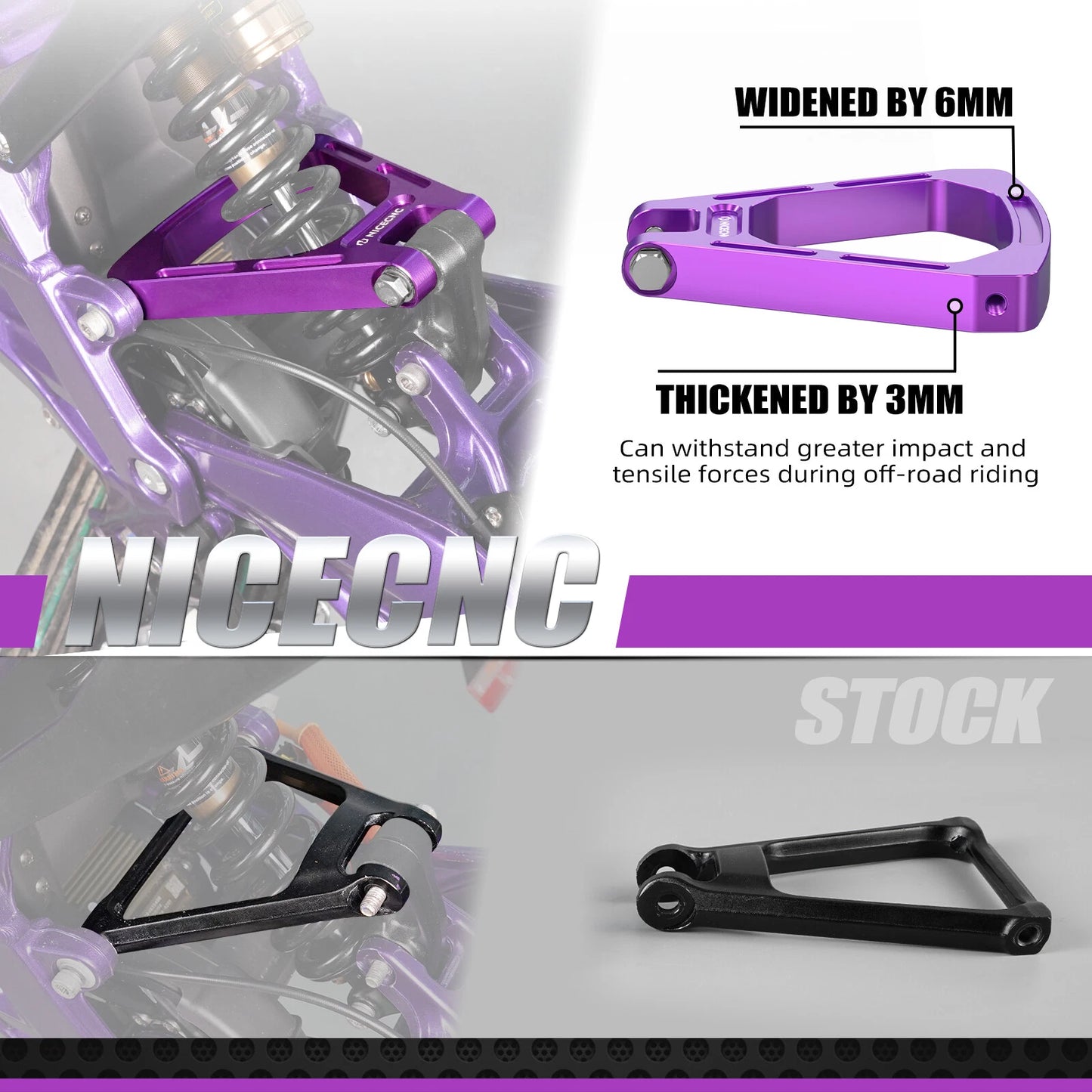 Rear Triangle Linkage Bracket for Segway X160 X260 (2019-2023)