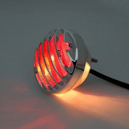 Tail Light for Bobber Chopper Rat Custom Chrome