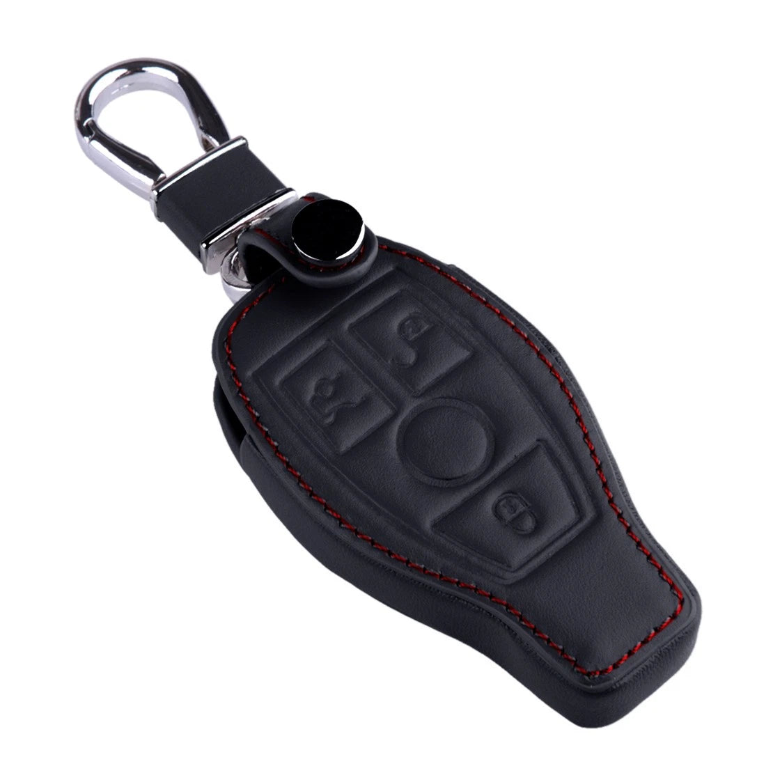 3 Button Key Cover Fob Case Holder for Mercedes-Benz (Fits Various Models)