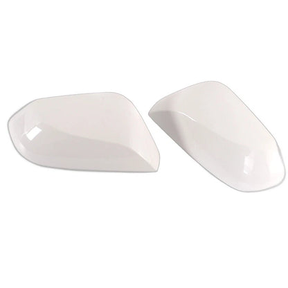 Driver & Passenger Side Door Mirror Cap Covers Pearl White for Toyota Camry (2018-2023)