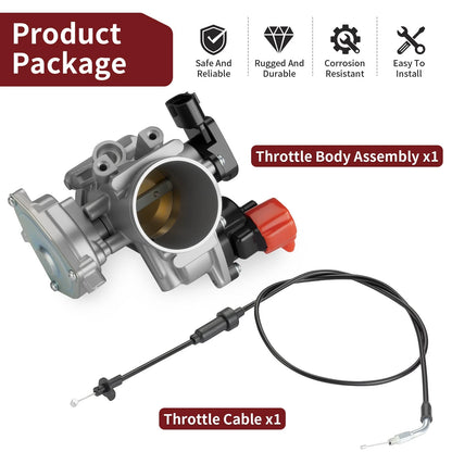 Throttle Body Assembly With Cable for Polaris Sportsman XP 550 (2009–2010)