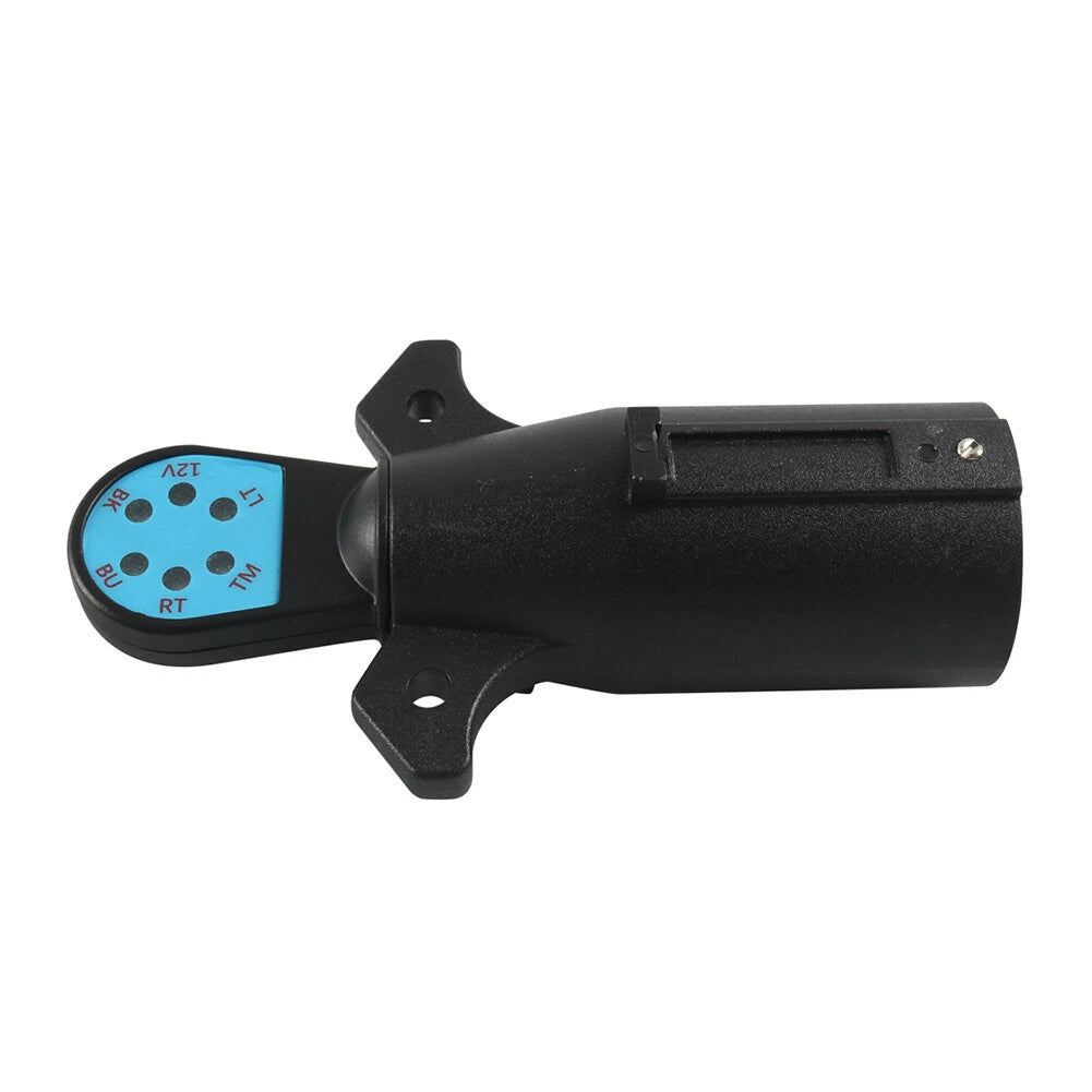 7-Way Blade Trailer Light Wiring Circuit Tester Adapter for RV