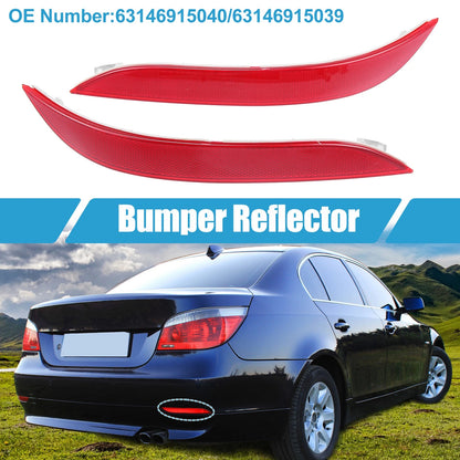 1 Pair Rear Reflector Strip for BMW 5 Series E60 E61 (2004 - 2007)