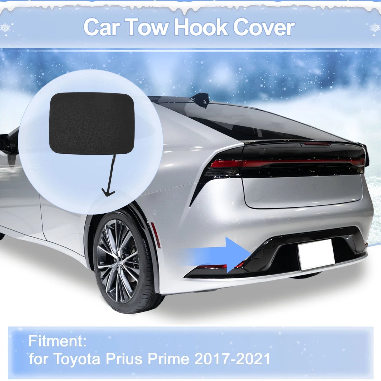 Left Rear Tow Hook Cover for Toyota Yaris (2003-2005)