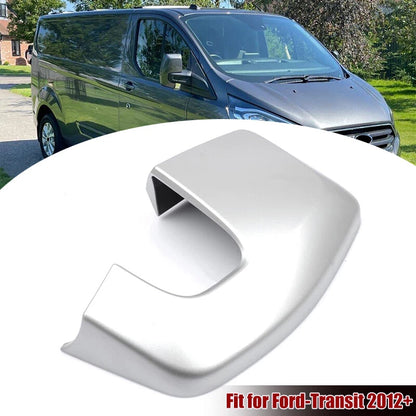 Silver Left Rear View Mirror Cover for Ford Transit Custom (2012-2023)
