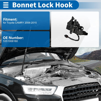 Bonnet Latch Assembly for Toyota Camry (2006-2015) 1 x Pcs