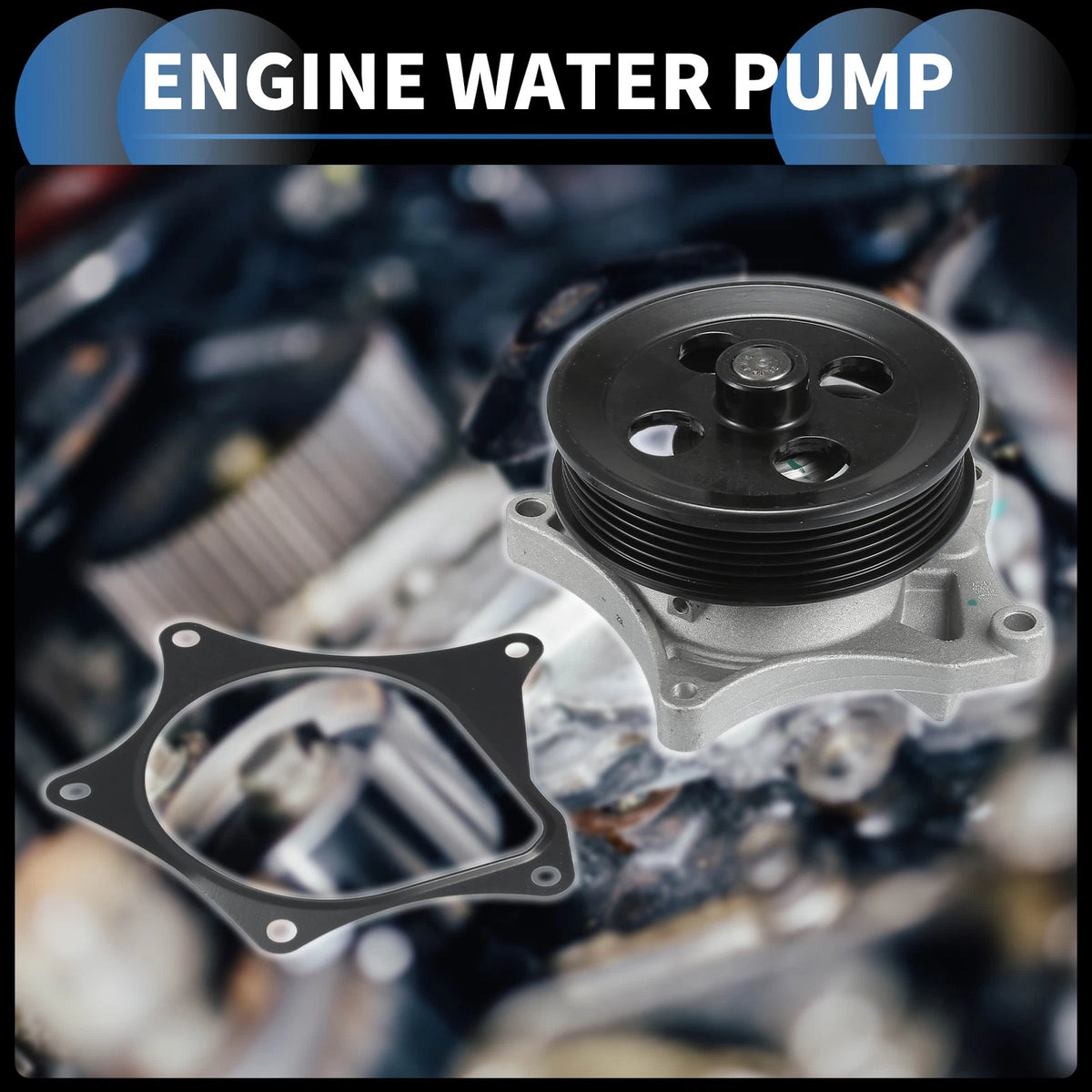 Water Pump Buick Encore for Chevrolet Cruze Gasket Kit (2016-2021)