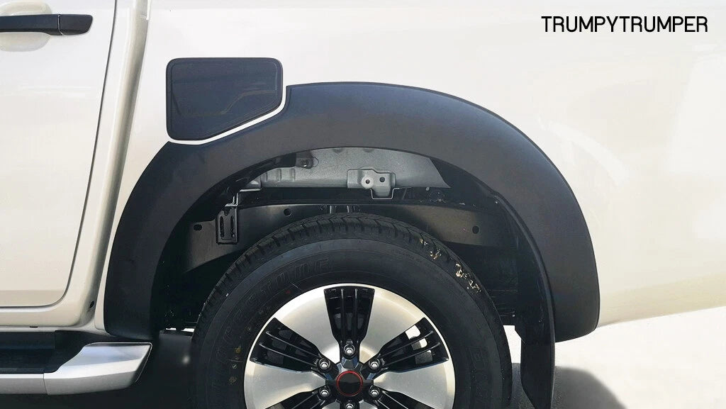 6" Smooth X-Terrain Matte Black Fender Flares for Isuzu D-Max (2020-2022)