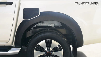 6" Smooth X-Terrain Matte Black Fender Flares for Isuzu D-Max (2020-2022)