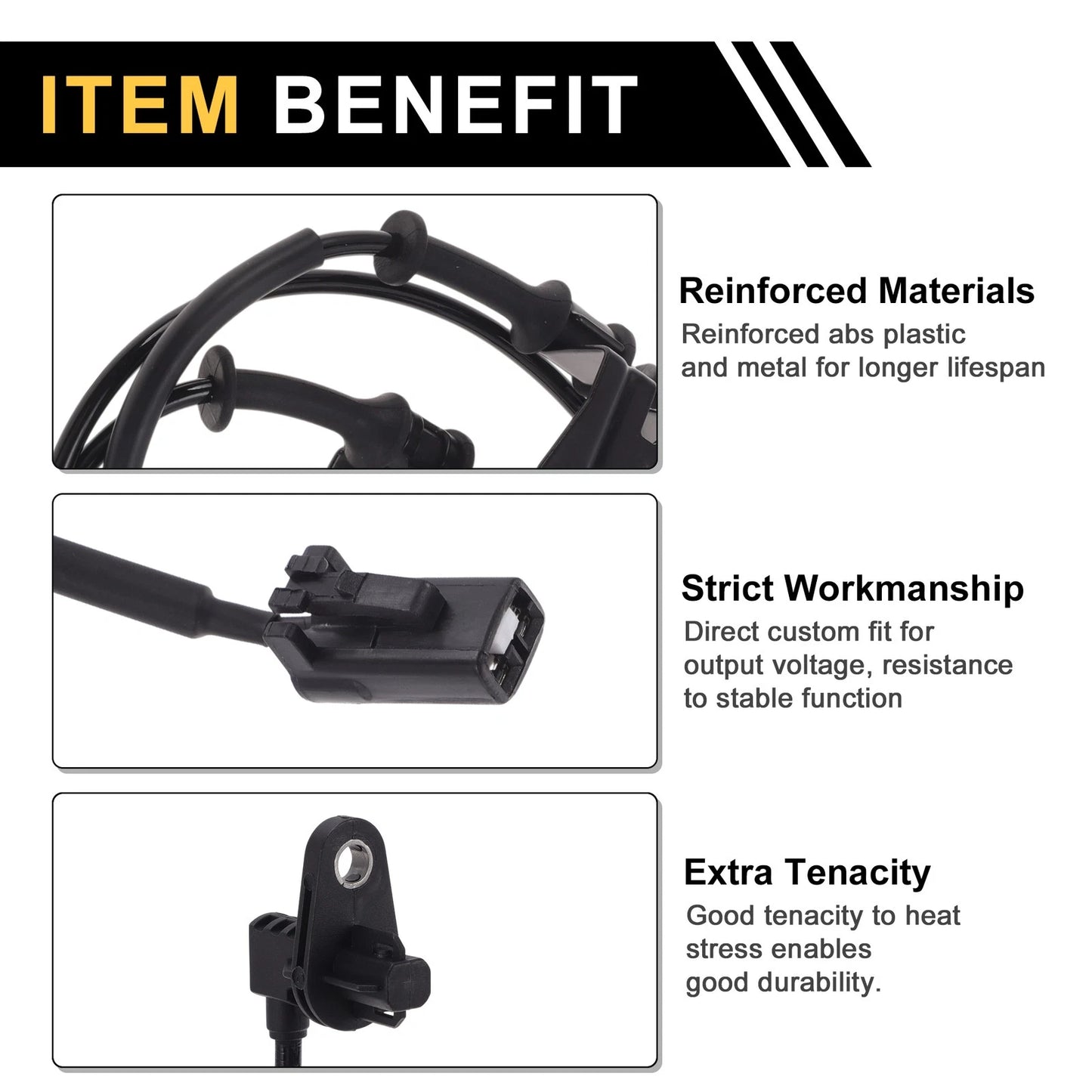 ABS Wheel Speed Sensor for Kia Forte (2009-2015) 1 x Front Left