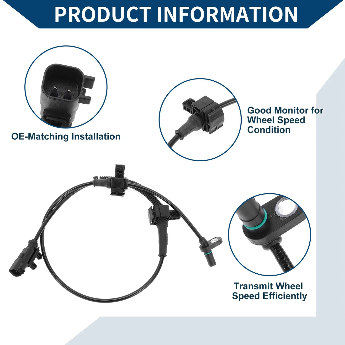 ABS Wheel Speed Sensor for Cadillac Escalade Rear (2015-2017)