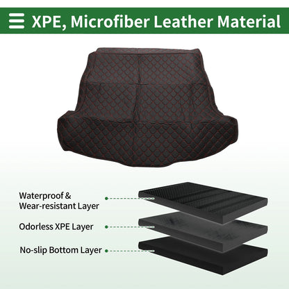 Cargo Liner Rear Trunk Mat for Honda CR-V (2007-2011) Black XPE