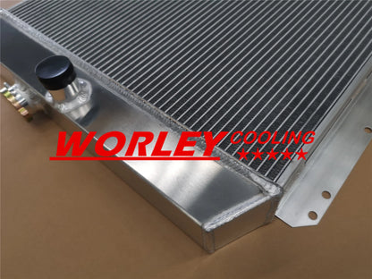 3 Row Aluminum Radiator + Fan for 1949-1954 Chevy Bel Air V8 (1949-1954)