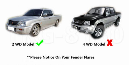 Rear Mud Flaps for Mitsubishi L200 Animal (1995-2005)
