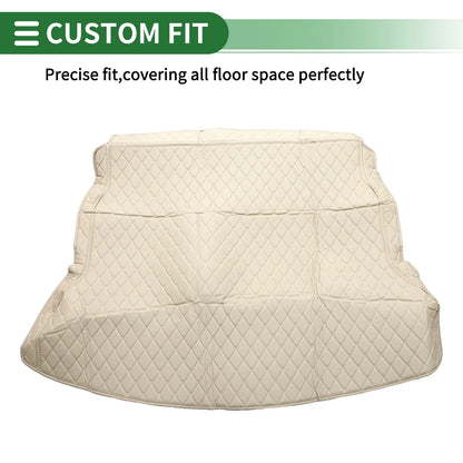 Cargo Liner Trunk Mat for Honda CR-V 2012-2016 3D Diamond Pattern Beige