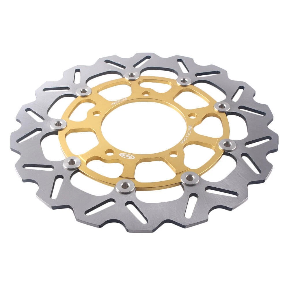 2 x Front Brake Disc Rotors for Suzuki GSXR1000 (2005-2008) - Gold