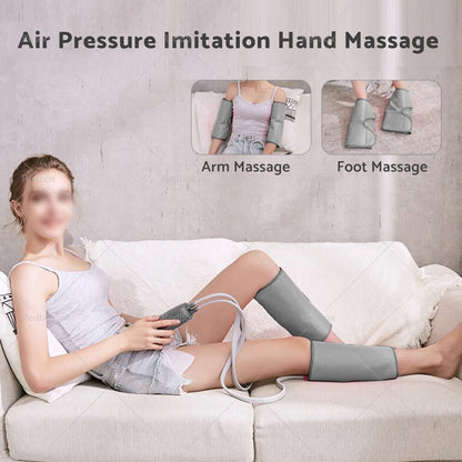 Calf & Thigh Massage Wraps for Leg & Foot Muscles with Heat Compression