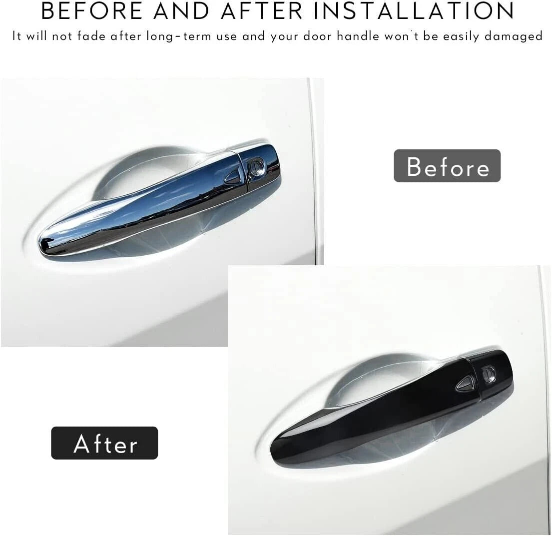 4x Exterior Side Door Handle Cover Trim for Nissan Murano Maxima (2016–2022)