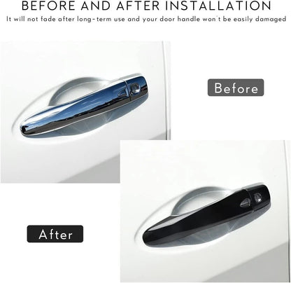 4x Exterior Side Door Handle Cover Trim for Nissan Murano Maxima (2016–2022)