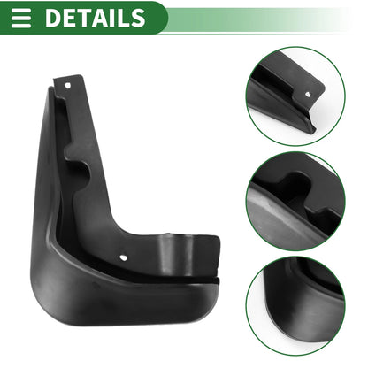 Mud Flaps Splash Guards for Ford Focus Saloon 2012-2018 with Mount Accessories