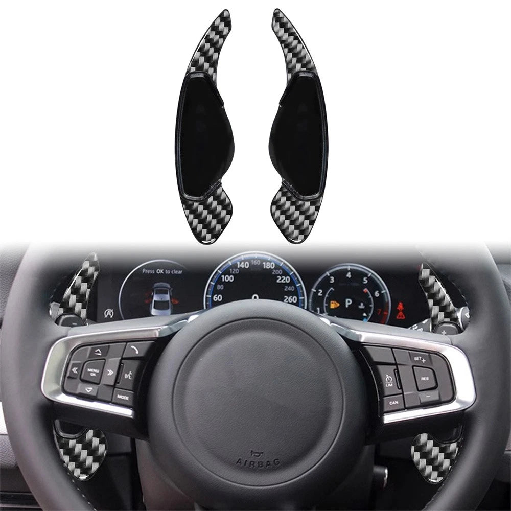 Carbon Fiber Steering Wheel Shift Paddle Shifter for Jaguar XE F-PACE XJ