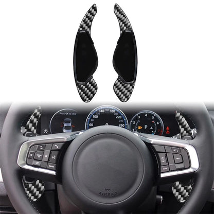 Carbon Fiber Steering Wheel Shift Paddle Shifter for Jaguar XE F-PACE XJ
