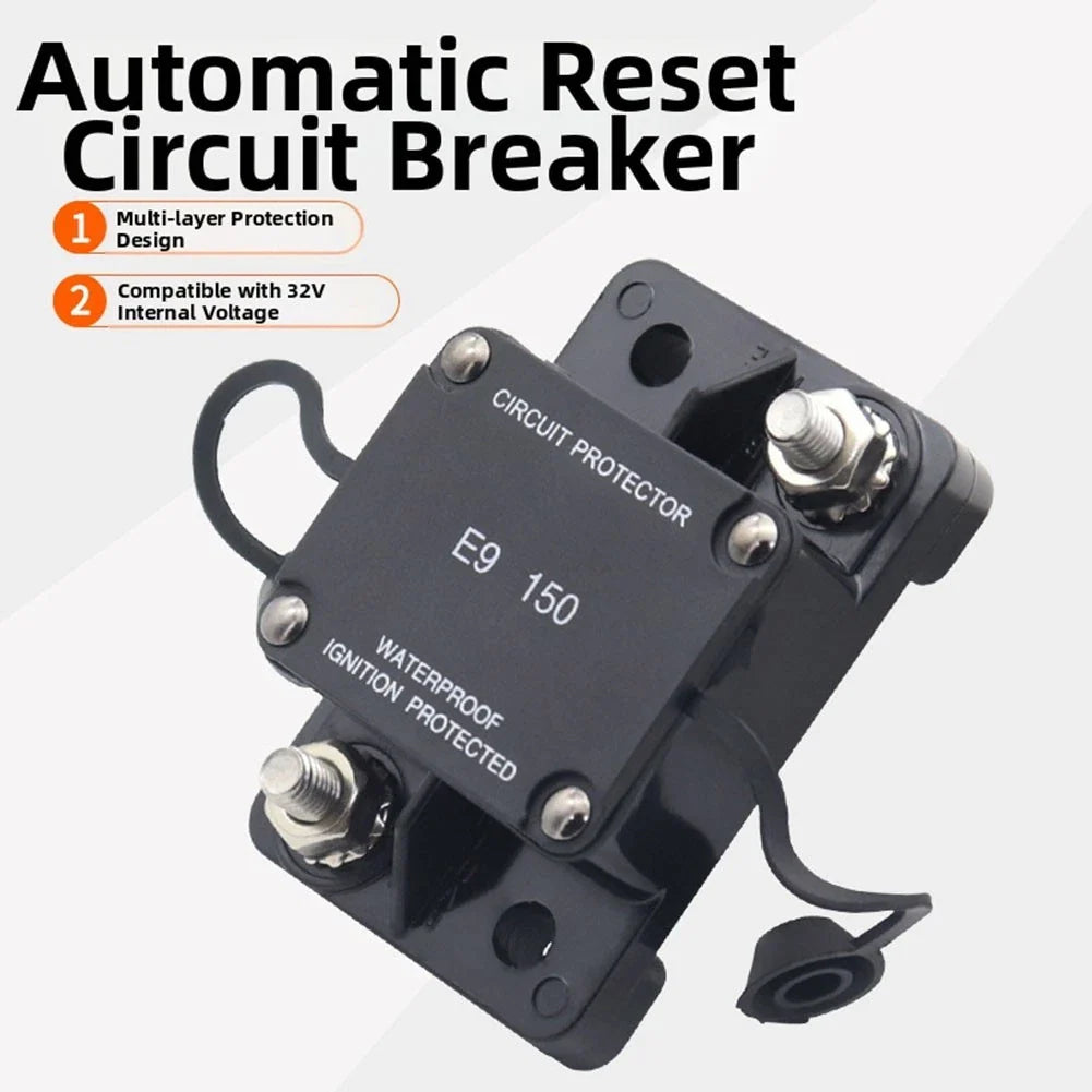 Automatic Reset Circuit Breaker for Marine Boats 32V Max