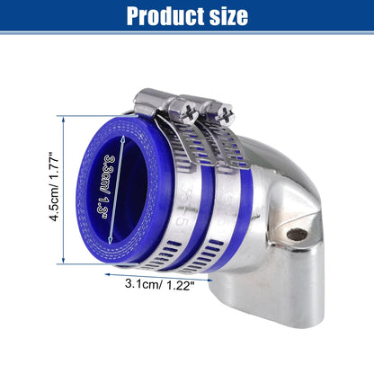 Set 1.30 Intake ID Blue Motorcycle Carburetor Interface for GY6-125 150 4T