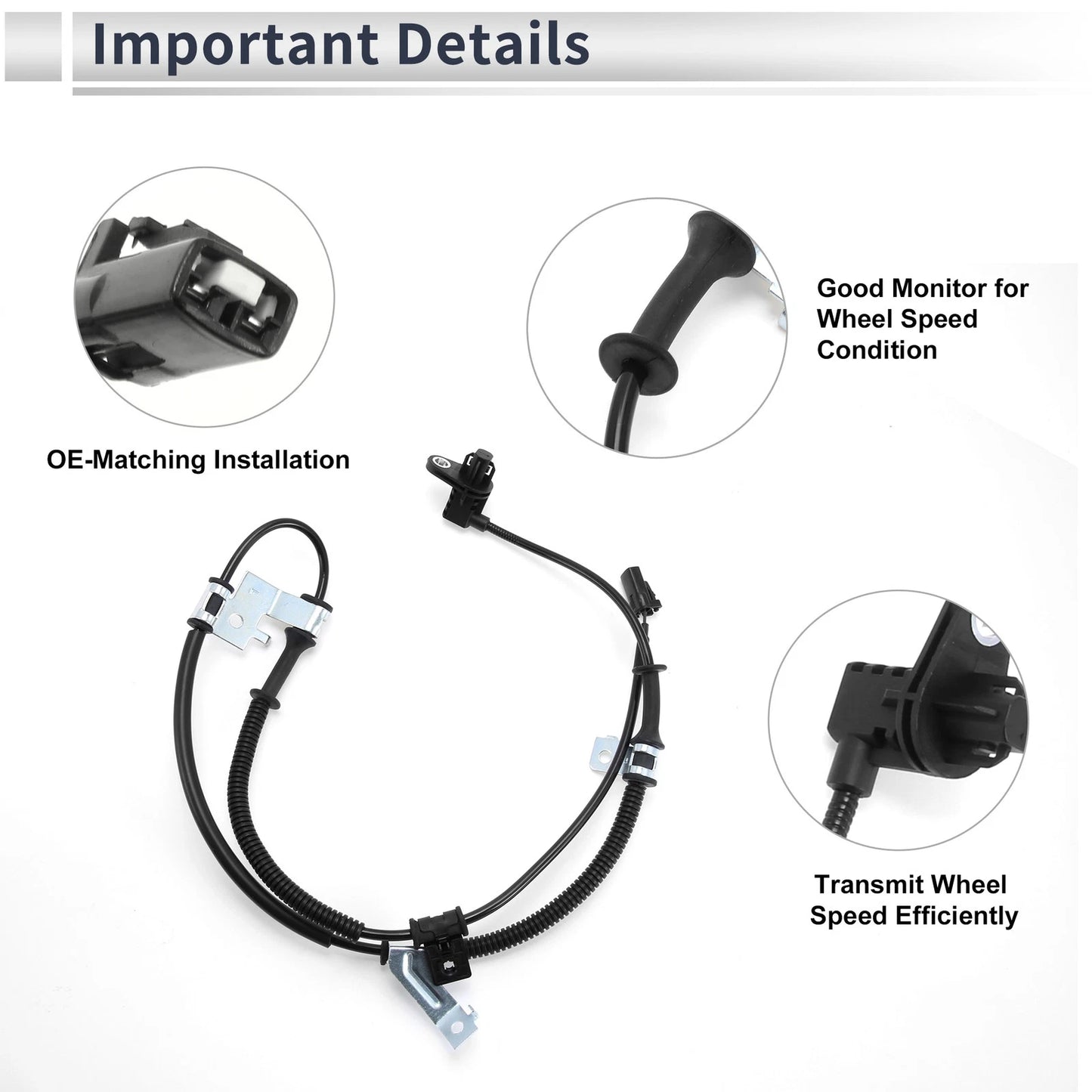 ABS Wheel Speed Sensor for Kia Soul (2009-2017)