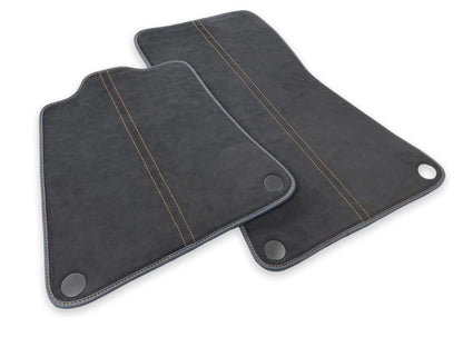 Alcantara Black Floor Mats for McLaren 720S (2017-2023) - Tailored Carpets