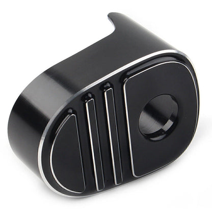 Tri-Line Black Ignition Switch Cover for Harley Touring Bagger FLH (2014-2022)