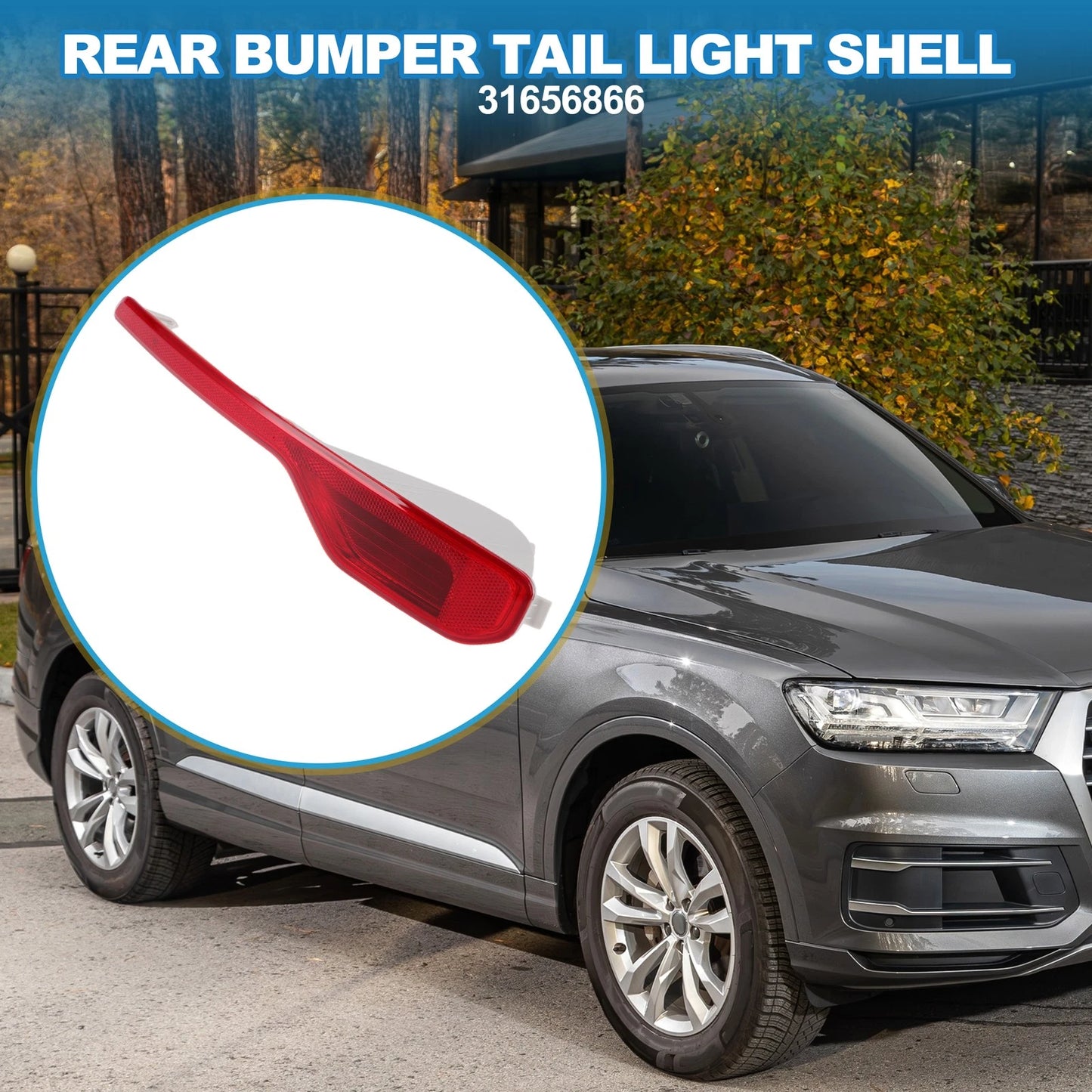 Right Rear Bumper Tail Light Shell for Volvo XC40 (2008-2012)