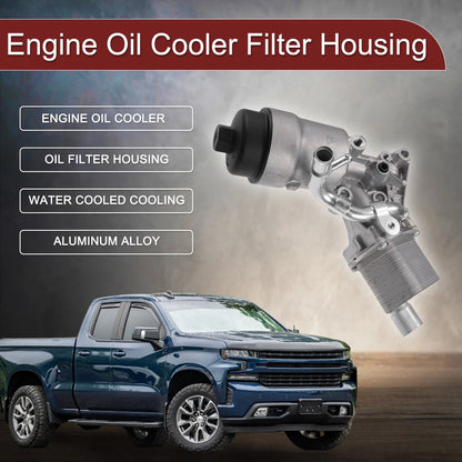 Engine Oil Cooler Filter Housing with Seals for Chevrolet Cruze