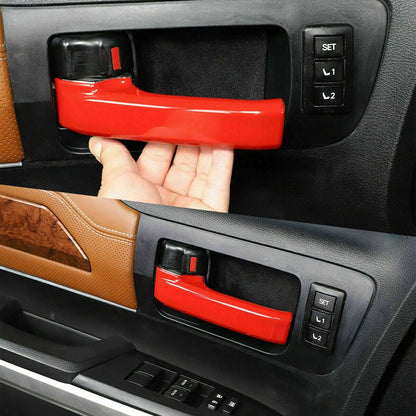 4 x Interior Door Handle Cover Trim for Toyota Tundra (2014-2021)