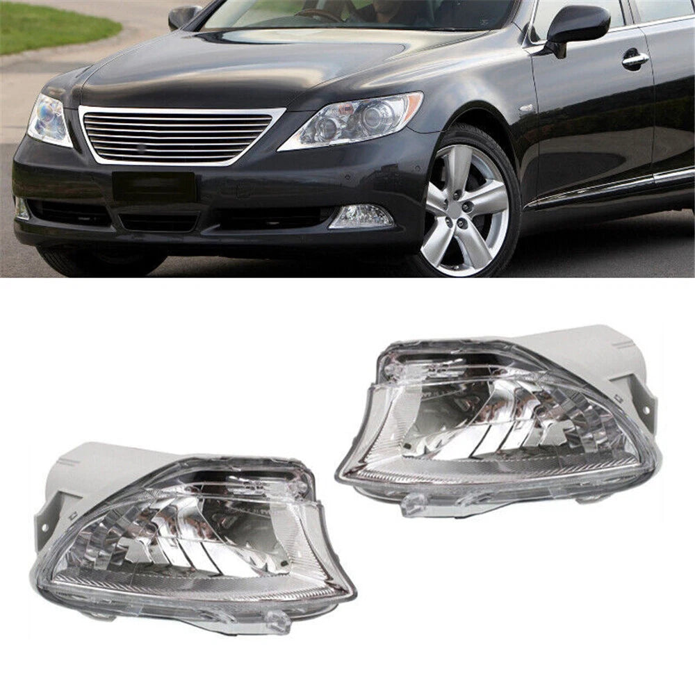 Clear Fog Light Lens for Lexus LS460 LS600h (2007-2017)  LH RH