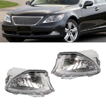 Clear Fog Light Lens for Lexus LS460 LS600h (2007-2017)  LH RH