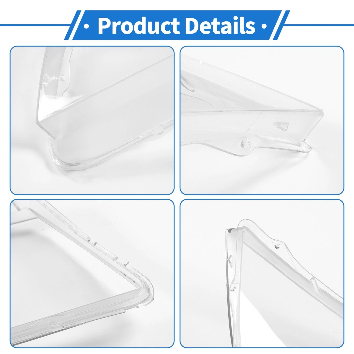1 Pc Front Left Headlight Lens Cover for BMW 3 Series E90 (2005-2013)