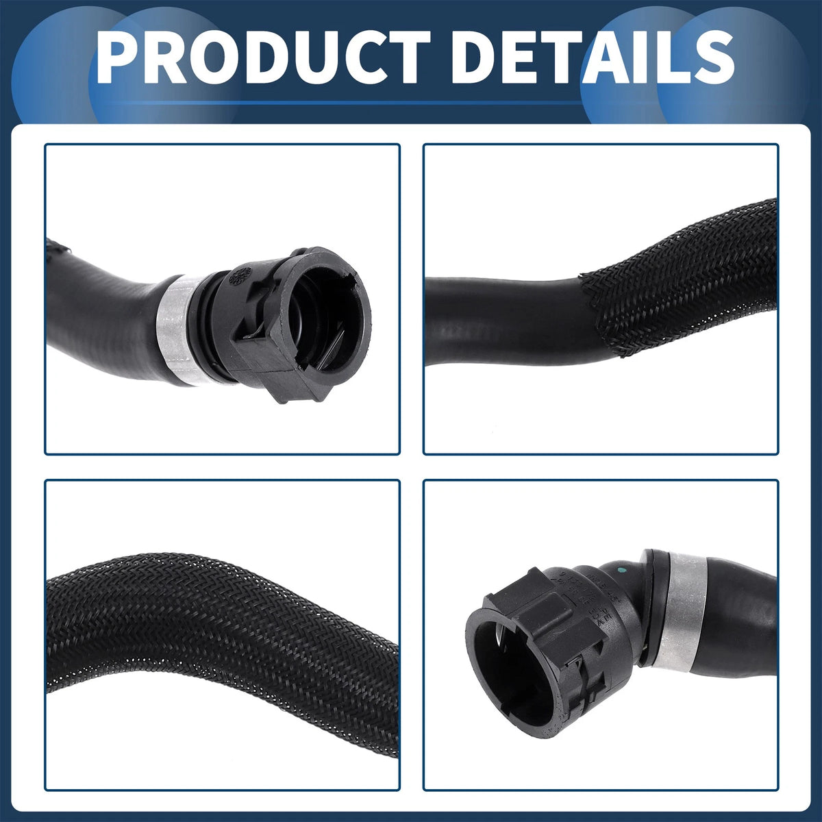 Radiator Hose  for BMW X1, Z4 (2012-2016) No. 17127612446 Rubber
