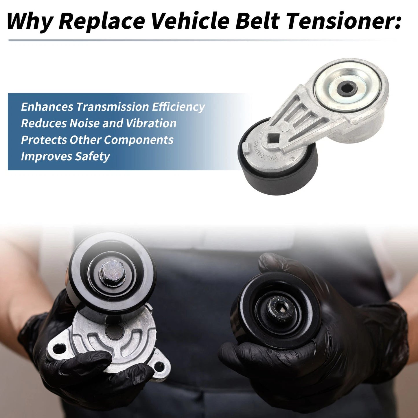 Belt Tensioner 1 x for Chrysler Sebring (2007-2010)