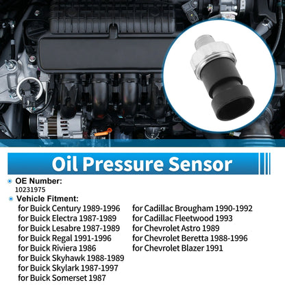 1 x Engine Oil Pressure Sensor for Buick Century (1989–1996)