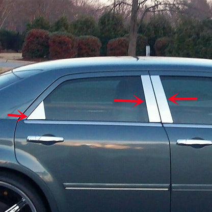 Exterior Door Pillar Post Trim Cover for Chrysler 300 300C (2005-2010)