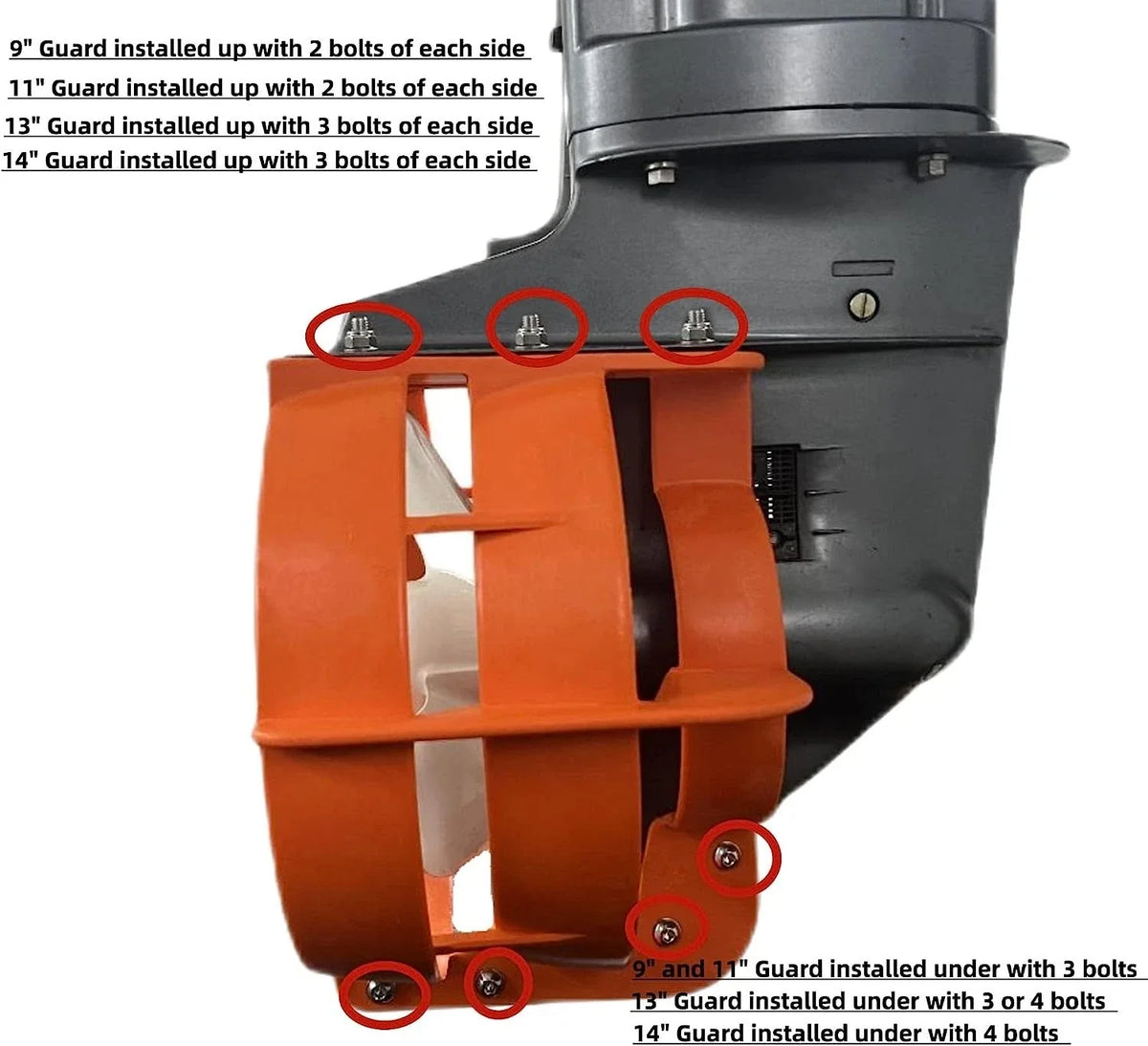 Propeller Safety Guard 11" for Boat Marine Outboard 25-35HP
