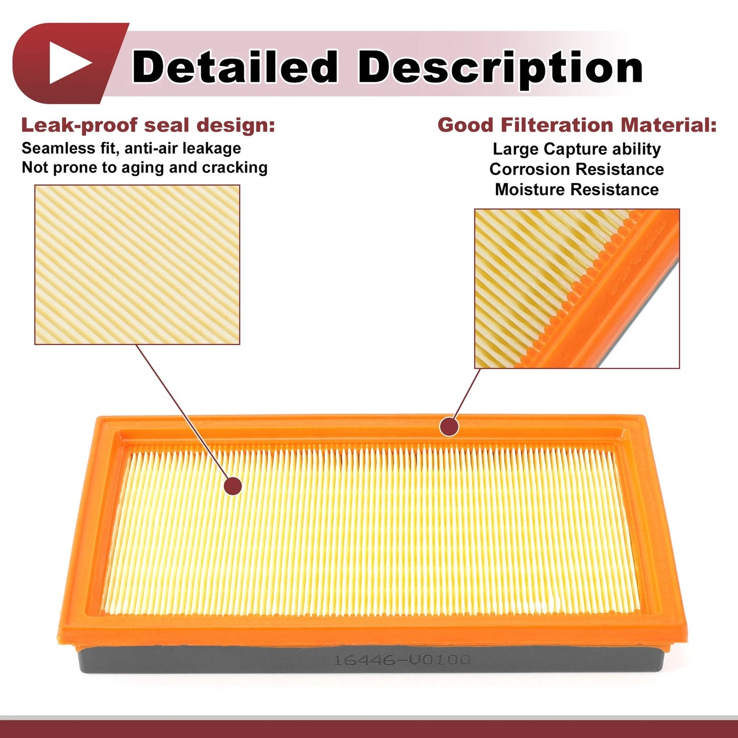 Engine Air Filter 3.7L for Acura TL (2009-2014)