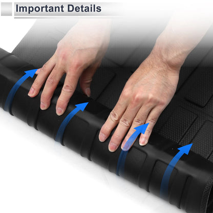 Cargo Liner Rear Trunk Mat for Chevrolet Tahoe Long Grid Pattern TPE (2021-2024)