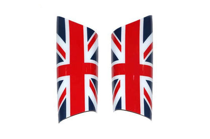 Pair Union Jack Interior Door Handle Knob Cover for Mini Cooper R55 R56 R57 R58
